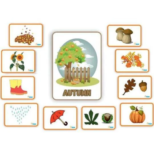 Educational tool seasons of the year – PDF užduotis vaikams
