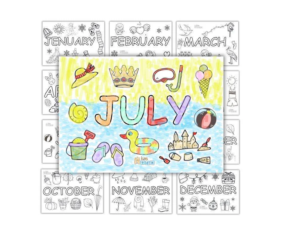months-for-coloring