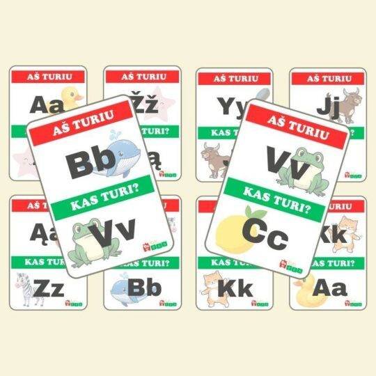 aš turiu - abėcėlė